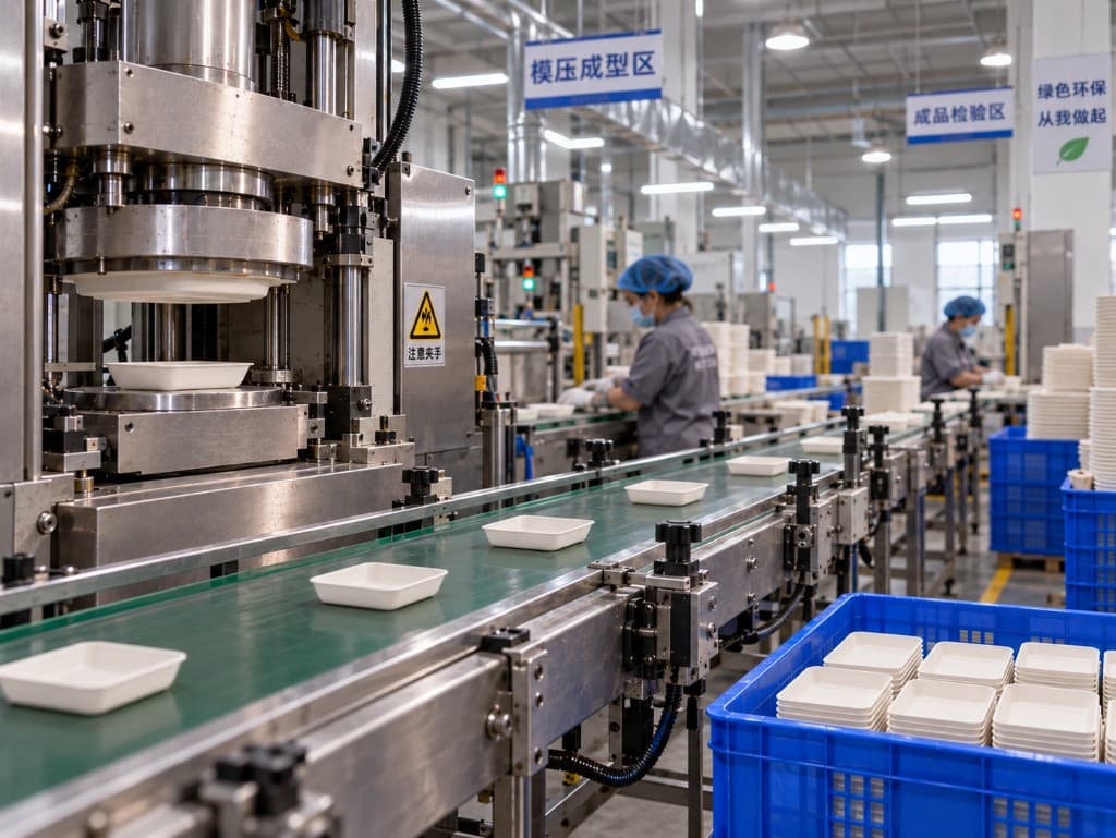 Sustainable packaging production line